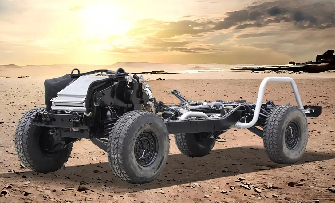 High-Strength Tactical Vehicle Chassis for Harsh Environments